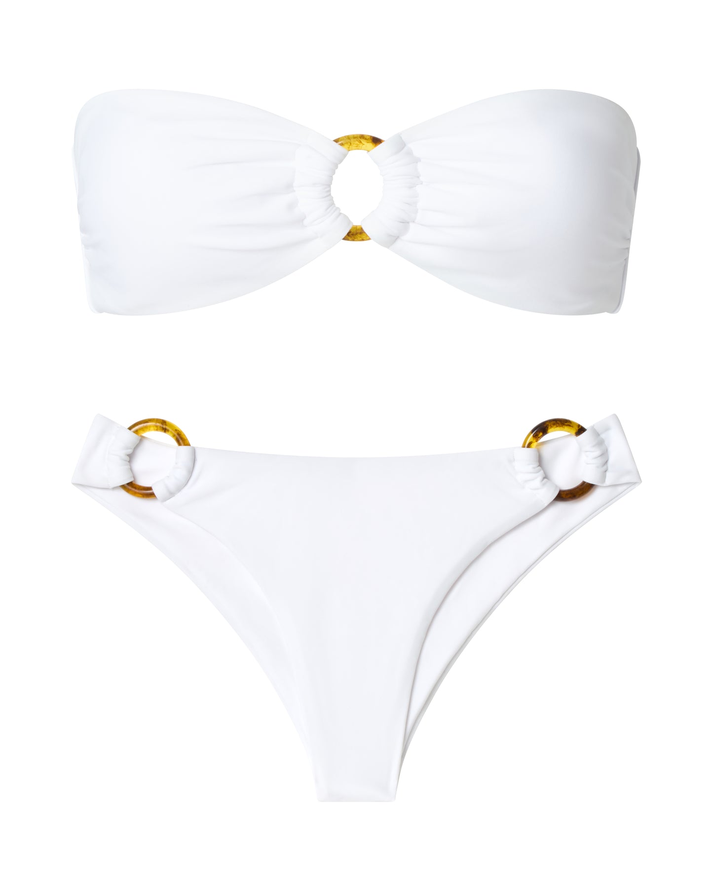 White Bandeau Set