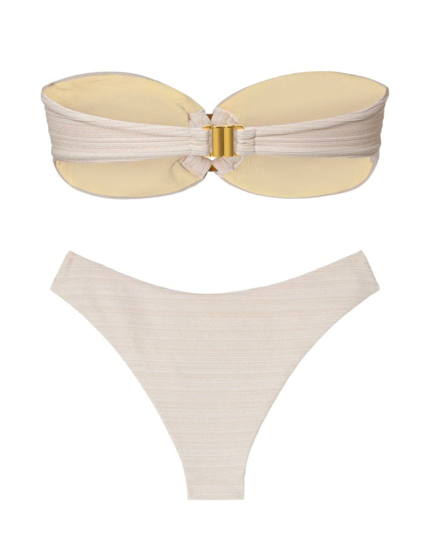 Shell White Bandeau Set