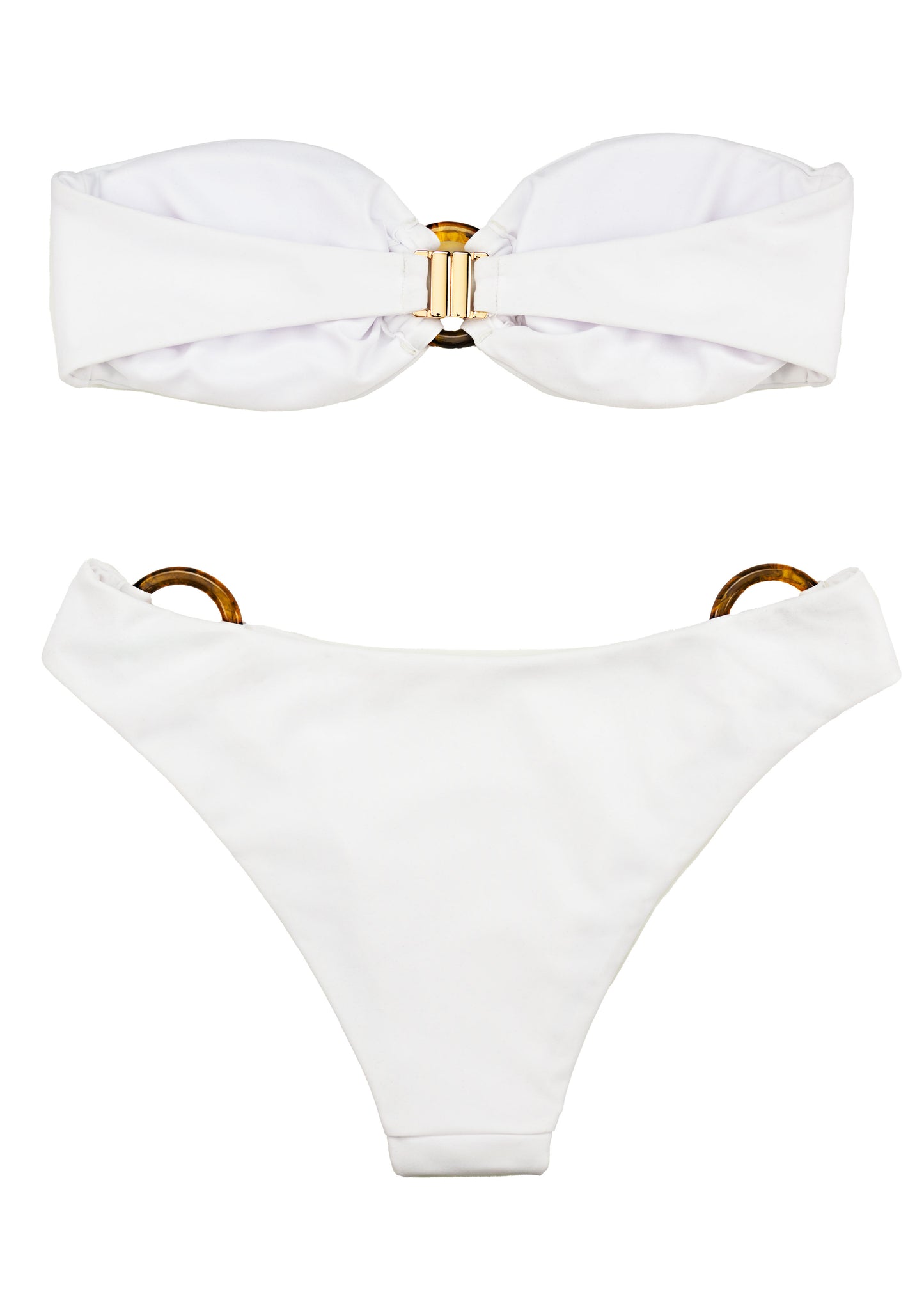 White Bandeau Set - FF Swim Club